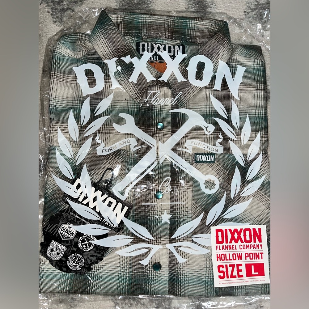 Brand new in bag, “hollow point” Dixxon flannel